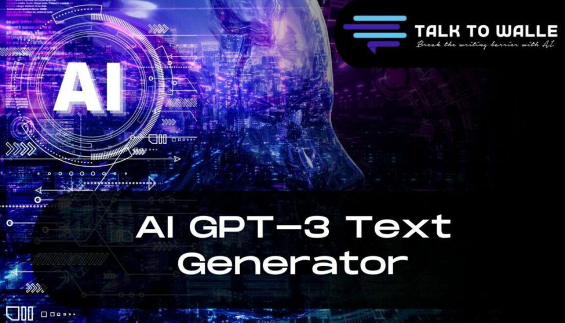 AI GPT-3 Text Generator