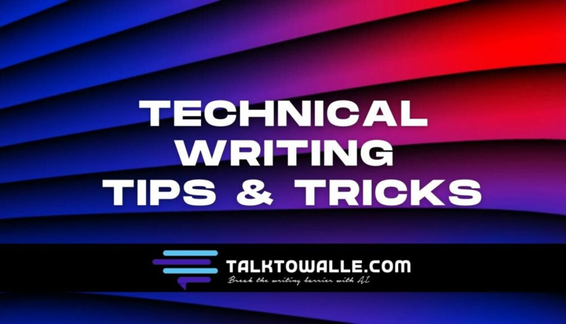 Technical Writing Tips And Tricks